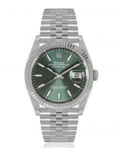 Rolex Datejust 36mm Mint Green Dial 126234