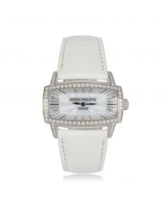 Patek Philippe Gondolo Gemma White Gold Mother Of Pearl Dial Diamond Set 4981G