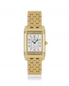 Jaeger LeCoultre Reverso Yellow Gold Diamond Set 265.1.08