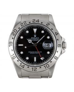 Rolex Explorer II Stainless Steel Black Dial Men's 16570