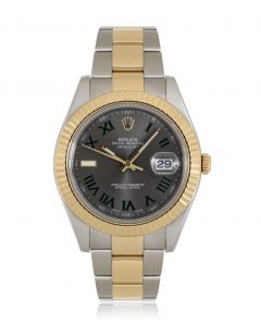 Rolex Datejust II Stainless Steel & Yellow Gold Wimbledon Dial 116333