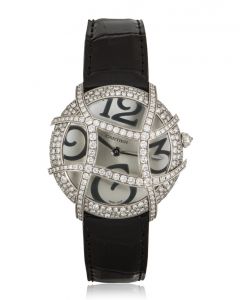 Cartier Ronde Folle Libre White Gold Diamond Set WJ304350