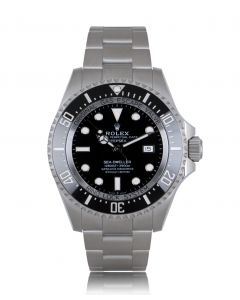 Rolex Unworn Deepsea Sea-Dweller Stainless Steel Black Dial B&P 126660