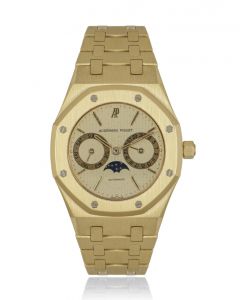 Audemars Piguet Royal Oak Day-Date Moon Phase Yellow Gold Champagne Dial 25594BA