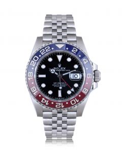 Rolex Unworn GMT-Master II Pepsi Stainless Steel B&P 126710BLRO