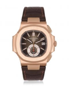 Patek Philippe Unworn Nautilus Chronograph Rose Gold 5980R-001