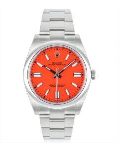 Rolex Oyster Perpetual 41 Coral Red Dial 124300