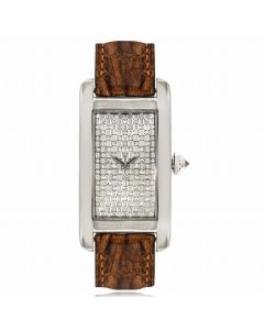 Cartier Tank Americaine Pave Set Diamond Dial 2490