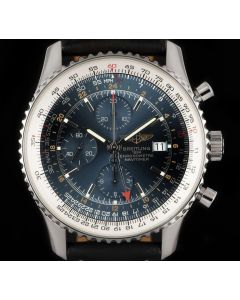 Breitling Navitimer 1 Chronograph Gents Stainless Steel Blue Baton Dial B&P A2432212/C651/441X/A20BA.1