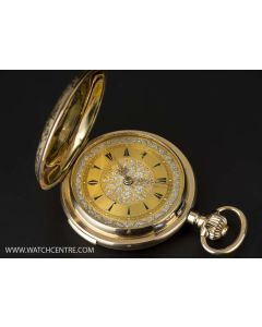14k Y/G Full Hunter Repeater Pocket Watch C1890