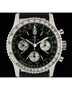 Breitling Navitimer Vintage Gents Stainless Steel Black Dial 806