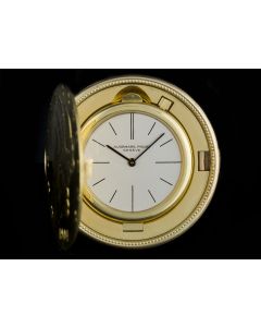 Audemars Piguet 18k Yellow Gold Silver Dial Rare 20 Dollar Coin Vintage Watch NOS