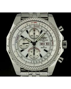 Breitling Stainless Steel White Dial Special Edition Bentley Motors GT A13362