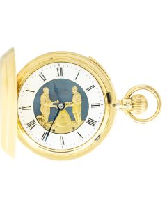 A Gold Automaton Quarter Repeater Hunter Pocket Watch C1896