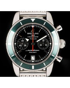 Breitling Superocean Heritage Gents Stainless Steel Black Dial B&P A23370