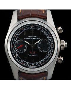 Girard Perregaux Limited Edition Split Seconds Chronograph Gents 18k White Gold Black Dial 9020