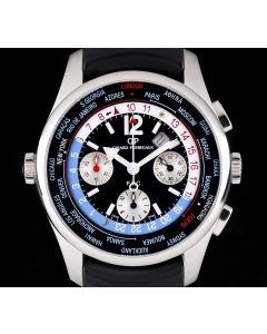 Girard Perregaux Stainless Steel Black Dial FTC WW.TC Chronograph Limited Edition Gents 49805