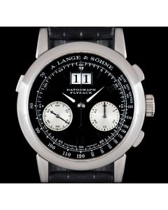 A.Lange & Sohne Datograph Gents Platinum Black Dial 403.035
