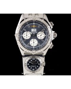 Breitling Stainless Steel Grey Dial Crosswind Special Chronograph Gents A44355