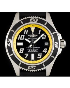 Breitling Super Ocean Gents Stainless Steel Black Dial A17364