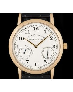 A.Lange & Sohne 1815 Up & Down Gents 18k Rose Gold Silver Dial 221.032