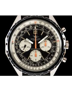 Breitling Navitimer Vintage Gents Stainless Steel Black Dial 0816