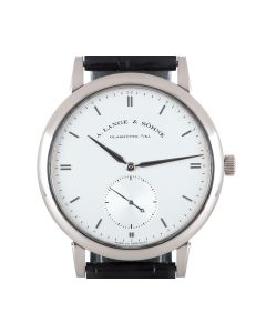 A. Lange & Sohne Grand Saxonia White Gold Men's Silver Dial 307.026/LS3073AJ