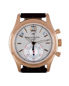 Patek Philippe Annual Calendar Men's 18k Rose Gold Grey Dial B&P 5960R-001