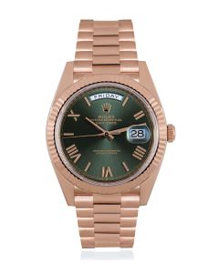 Rolex Day-Date 40 Olive Green Dial 228235