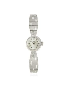 Patek Philippe Cocktail Vintage Women's 18k White Gold Silver Dial 3266/18