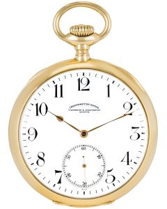 Vacheron Constantin Chronometre Royal 18ct Yellow gold Keyless Lever Open Face Pocket Watch  C1920s