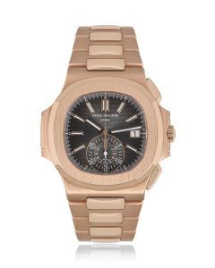 Patek Philippe Unworn Nautilus Chronograph Rose Gold B&P 5980/1R-001
