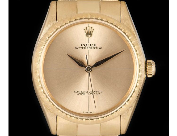 Rolex Oyster Perpetual Zephyr Rose Gold 1009 |