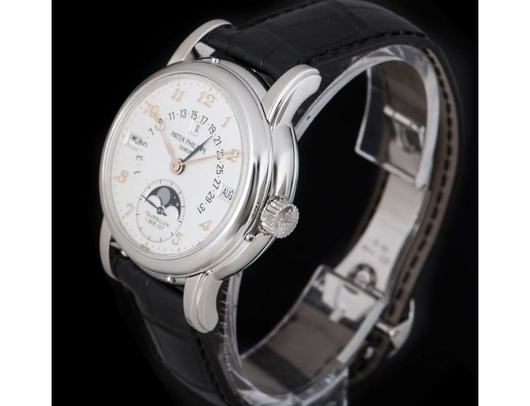 Patek Philippe Very Rare Tourbillon Minute Repeater Perpetual Calendar Platinum Silver Dial B P 5016P 021