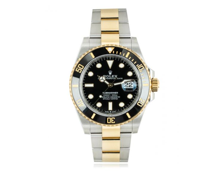 Rolex submariner oystersteel and yellow 2025 gold