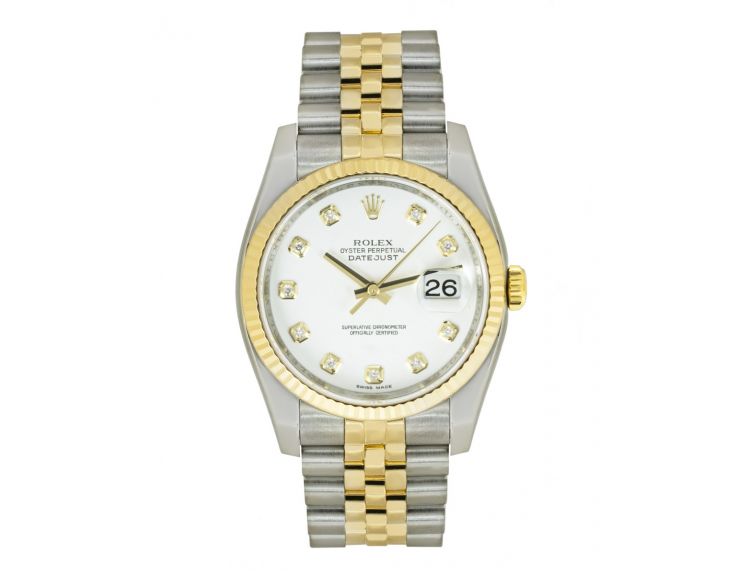 Rolex datejust 2025 36mm gold steel