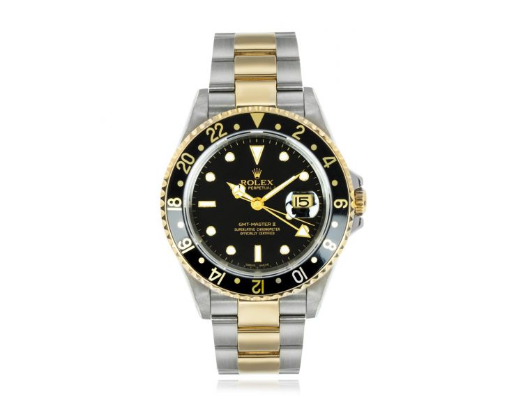 Rolex gmt hotsell gold steel