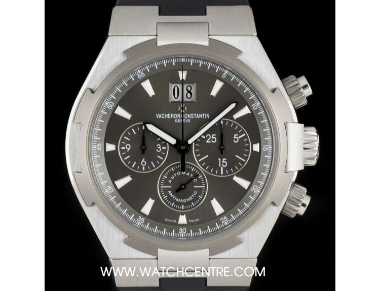 Vacheron Constantin Stainless Steel Anthracite Dial Overseas Chronograph  Gents 49150/000W-9501