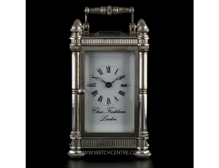 Charles Frodsham & Co Ltd Vintage Carriage Clock Silver | Pre-Owned