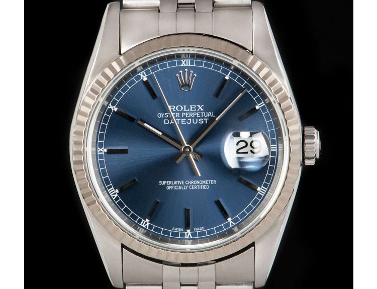 rolex 16234 blue