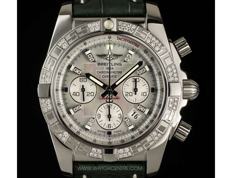 Breitling chronomat on sale 44 diamond bezel
