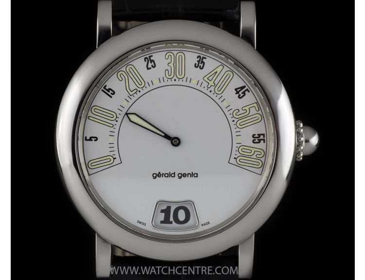 Gerald genta best sale jump hour watch