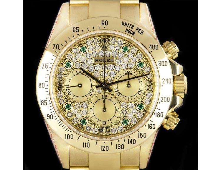 Rolex daytona emerald outlet