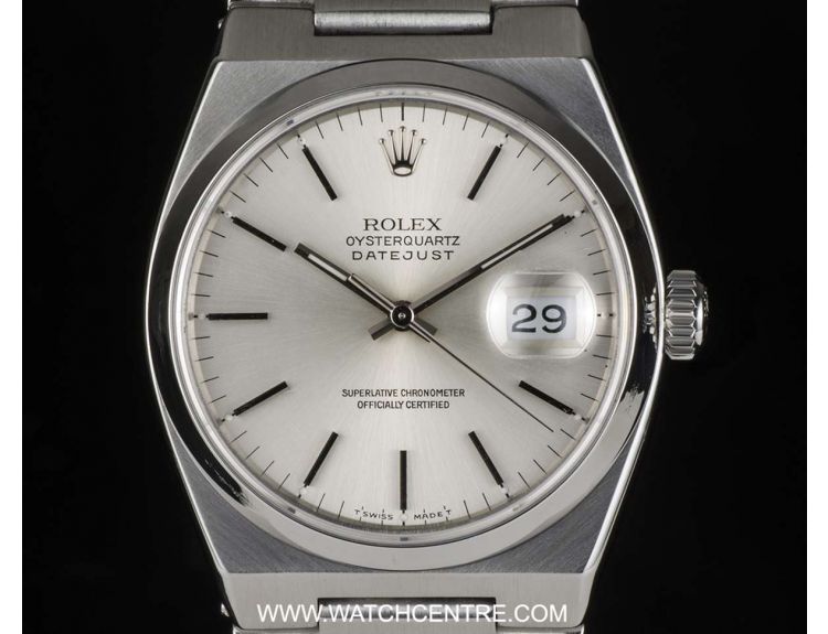 Rolex quartz 2025 stainless steel back