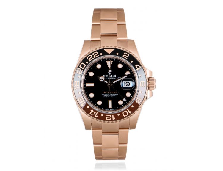Rolex GMT Master II Root Beer Rose Gold 126715CHNR Watch Centre