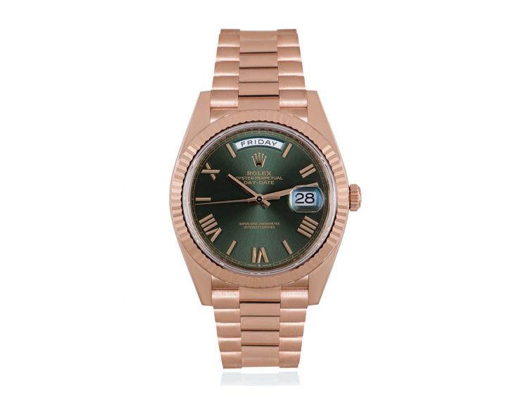 Day date green face top