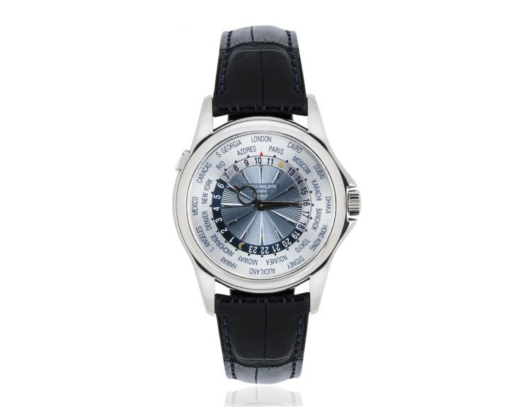 Patek Philippe World Time Platinum 5130P Watch Centre
