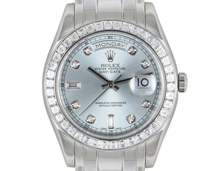 Rolex Day Date Masterpiece Diamond Set 18956 Watch Centre