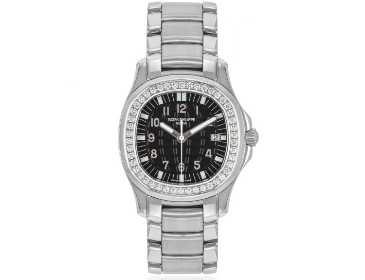 Patek Philippe Aquanaut 35.2mm Stainless Steel Diamond Bezel 5087