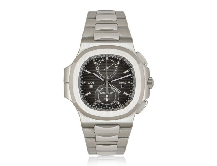 Patek philippe nautilus travel time chronograph shop